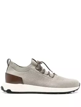 Кроссовки Tod's с кожаной отделкой, серый