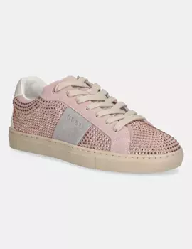 Кроссовки TODA замшевые Guess, розовый