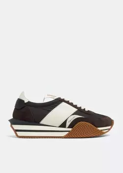 Кроссовки TOM FORD James sneakers, коричневый