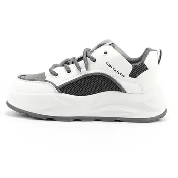 Кроссовки TOM TAILOR Lifestyle Shoes Men Low-top, белый/серый