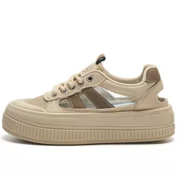 Кроссовки TOM TAILOR Lifestyle Shoes Women's Low-top, хаки