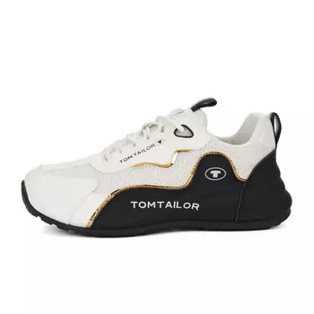 Кроссовки TOM TAILOR Lifestyle Shoes Women's Low-top, черный/белый