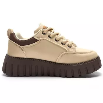 Кроссовки TOM TAILOR Skateboarding Shoes Women's Low-top, хаки