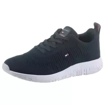 Кроссовки Tommy Hilfiger "CORPORATE KNIT RIB RUNNER", синий