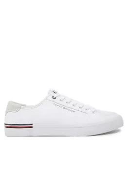 Кроссовки Tommy Hilfiger de tenis Core Corporate Vulc Canvas FM0FM05398, белый