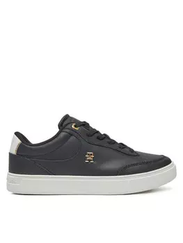 Кроссовки Tommy Hilfiger Essential Chic Court Sneaker FW0FW08322, черный