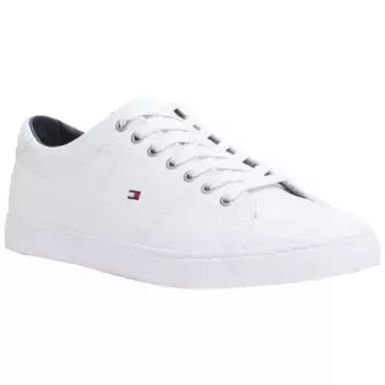 Кроссовки Tommy Hilfiger Essential Leather Lace-Up trainers, белый