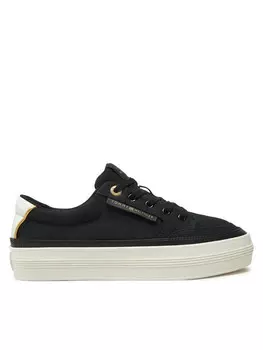 Кроссовки Tommy Hilfiger Essential Vulc Textile Sneaker FW0FW08323, черный