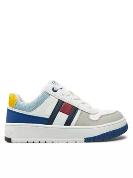 Кроссовки Tommy Hilfiger Flag Low Cut Lace-Up Sneaker T3X9-33863-1269 M, белый