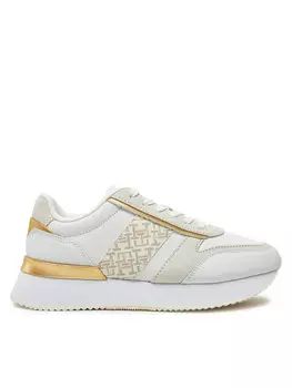Кроссовки Tommy Hilfiger Lux Monogram Runner FW0FW08387, белый