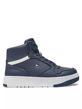 Кроссовки Tommy Hilfiger Mid Cutlace-Up Sneaker T3X9-33641-1351 S, темно-синий