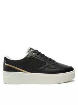 Кроссовки Tommy Hilfiger Platform Monogram Sneaker FW0FW08121, черный