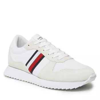 Кроссовки Tommy Hilfiger RunnerEvo Mix, бежевый