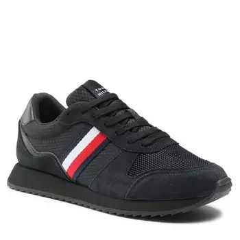 Кроссовки Tommy Hilfiger RunnerEvo Mix, черный