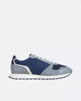 Кроссовки Tommy Hilfiger с замшевыми деталями, голубой
