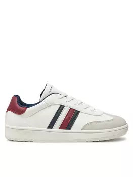 Кроссовки Tommy Hilfiger Stripes Low Cut Lace-Up Sneaker T3X9-33645-1269, белый