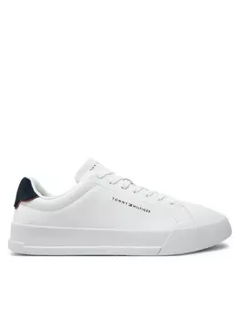 Кроссовки Tommy Hilfiger Th Court Lth Detail Ess FM0FM05367, белый