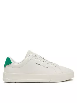 Кроссовки Tommy Hilfiger Th Court Lth Detail Ess FM0FM05367, бежевый