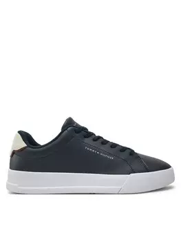 Кроссовки Tommy Hilfiger Th Court Lth Detail Ess FM0FM05367, темно-синий