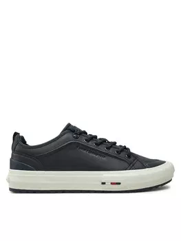 Кроссовки Tommy Hilfiger Th Hi Vulc Cleat Low Lth FM0FM05452, темно-синий