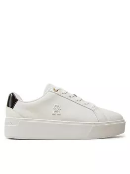 Кроссовки Tommy Hilfiger Th Platform Court Sneaker FW0FW08614, белый