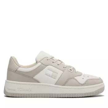 Кроссовки Tommy Jeans Basket Leather EM0EM01165 Classic Beige ACI, бежевый