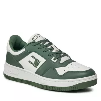 Кроссовки Tommy Jeans BasketPremium, зеленый белый