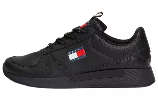 Кроссовки Tommy Jeans Embossed-logo Sneakers, черный