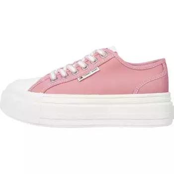 Кроссовки Tommy Jeans Foxing Flatform, розовый