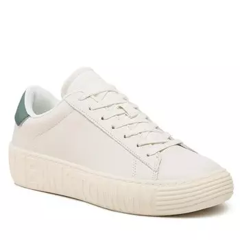 Кроссовки Tommy Jeans LeatherOutsole, экрю