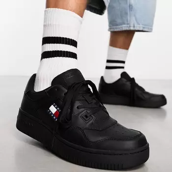 Кроссовки Tommy Jeans Retro Basket Essential, черный