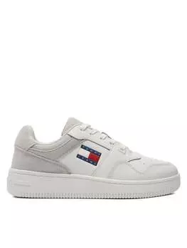 Кроссовки Tommy Jeans Retro Basket Mix Media EN0EN02653, белый