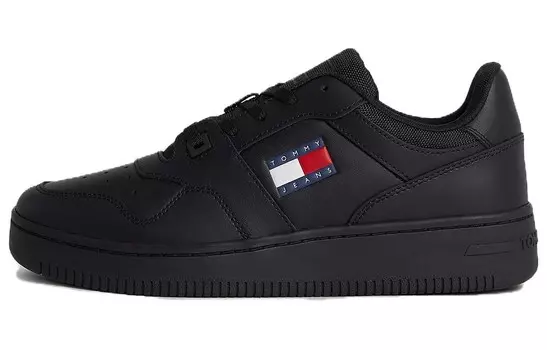 Кроссовки Tommy Jeans Retro Low-tops Sneakers, черный