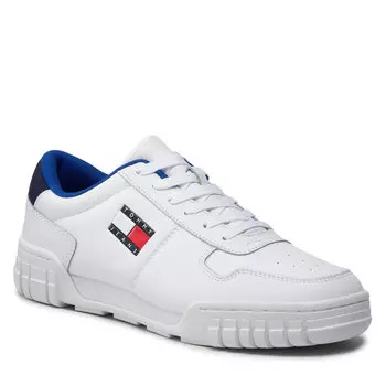 Кроссовки Tommy Jeans RetroLeather Cupsole, белый