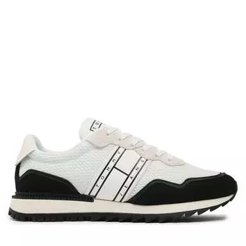 Кроссовки Tommy Jeans Runner Mix Material EM0EM01167 Black BDS, черный