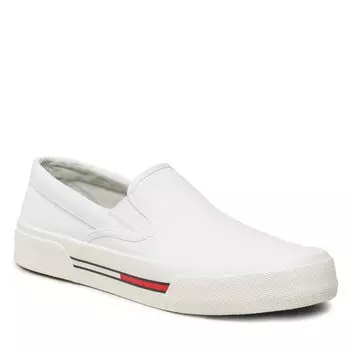 Кроссовки Tommy Jeans SlipOn Canvas, белый
