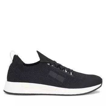 Кроссовки Tommy Jeans Tjm Elevated Runner Knitted EM0EM01382 Black BDS, черный