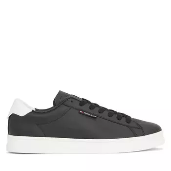 Кроссовки Tommy Jeans Tjm Leather Low Cupsole EM0EM01374 Black BDS, черный