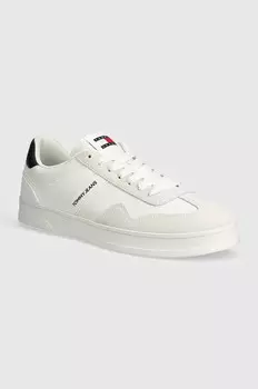 Кроссовки Tommy Jeans TJM LEATHER RETRO CUPSOLE, белый