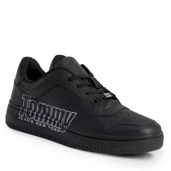 Кроссовки Tommy Jeans TjmBasket Logo, черный