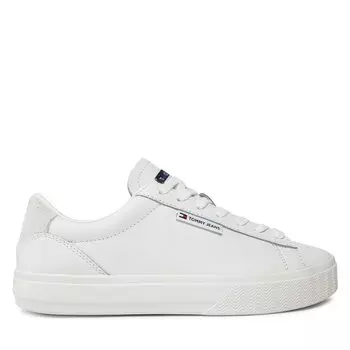 Кроссовки Tommy Jeans Tjw Cupsole Sneaker Ess EN0EN02508 Ecru YBL, белый