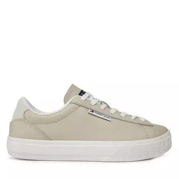 Кроссовки Tommy Jeans Tjw Cupsole Sneaker Ess EN0EN02508 Bleached Stone AEV, бежевый