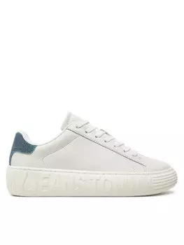 Кроссовки Tommy Jeans Tjw Fancy Leather Cupsole, экрю