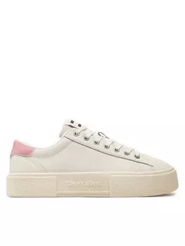 Кроссовки Tommy Jeans Tjw Foxing Flatform Sneaker, экрю