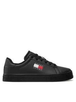 Кроссовки Tommy Jeans Tjw Logo Outsole Sneaker Ess EN0EN02703, черный