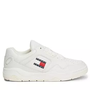 Кроссовки Tommy Jeans Tjw New Basket Sneaker Lc EN0EN02524 Ecru YBL, экрю
