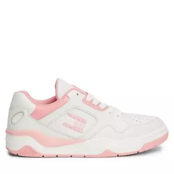 Кроссовки Tommy Jeans Tjw New Basket Sneaker Lc EN0EN02524 Tickled Pink TIC, розовый