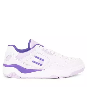 Кроссовки Tommy Jeans Tjw New Basket Sneaker Lc EN0EN02524 Lavender Flower W06, фиолетовый
