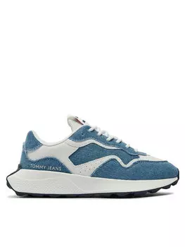 Кроссовки Tommy Jeans Tjw Retro Runner Denim, синий