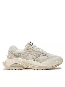Кроссовки Tommy Jeans Tjw Trendy Retro Runner, экрю